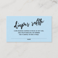 Fralda de Escrita Manual Moderna Raffle Ticket Bab