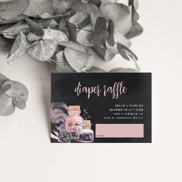 Cartão De Informações Fralda de Halloween Raffle