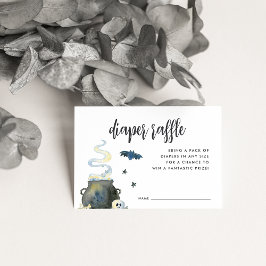 Cartão De Informações Fralda de Halloween Raffle