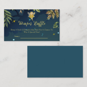 Cartão De Informações Fralda de Leite Raffle Floresta Encantada