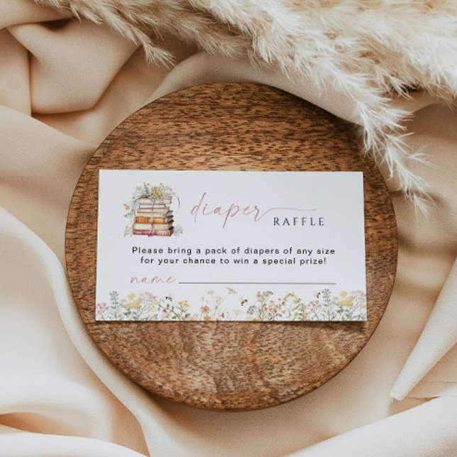 Cartão De Informações Fralda de Storybook Raffle Inserir Solicitação Rap (Criador carregado)