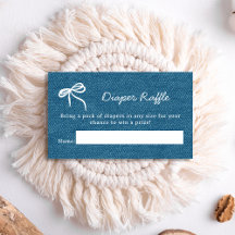 Fralda Desenhada Mão Raffle Blue Jean Chá de frald