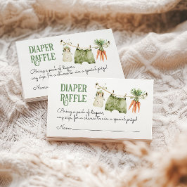 Cartão De Informações Fralda do Chá de fraldas da Fazenda crescida local