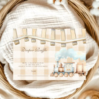 Fralda do Chá do comboio de aquarela neutra Raffle