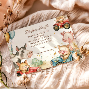 Cartão De Informações Fralda-frade de animais de criação