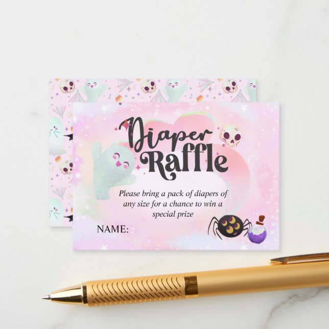 CARTÃO DE INFORMAÇÕES FRALDA RAFFLE (Frente/Verso In Situ)