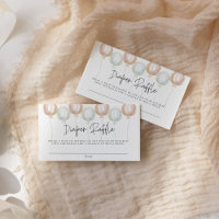 Fralda Raffle Balão Sexo Chá de fraldas Revelação