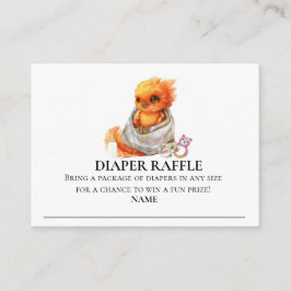 Cartão De Informações Fralda Raffle Little Phoenix
