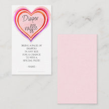 Fralda Raffle Little Swetheart Chá de fraldas