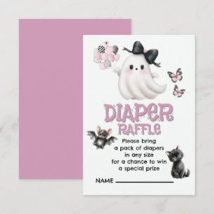 Cartão De Informações Fralda Raffle Whimsy com torção brutal