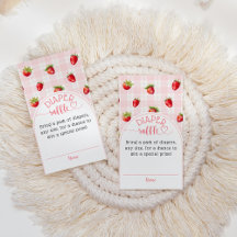 Fralda Rústica de Morango Chá