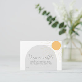 Cartão De Informações Fralda Sunshine Raffle