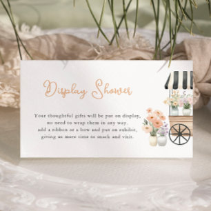 Cartão De Informações Fresco do Chá de exibição de mercado