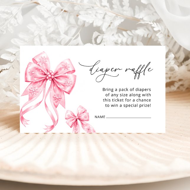 Cartão De Informações Frio fora da Fralda de inverno Raffle (Criador carregado)