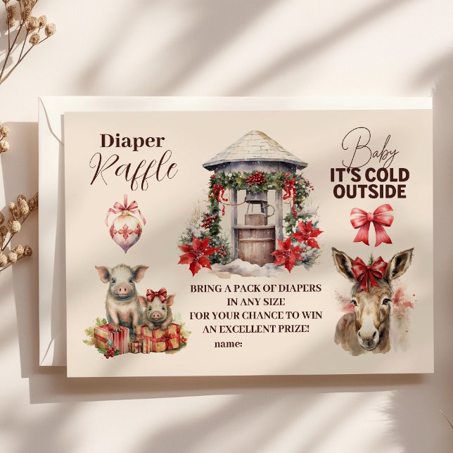 Cartão De Informações Frota de Natal dos Animais das Fazendas Raffle (Criador carregado)