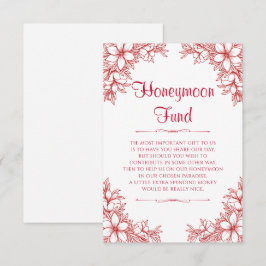 Cartão De Informações Fundo de Honestião de Casamento do Ornamentado Ver