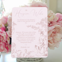 Fundo de Lua de Mel Casamento Noiva Toile Chic Mod