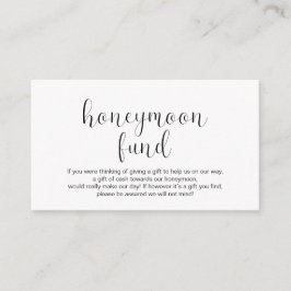 Cartão De Informações Fundo Honeymoon de Casamento, Mínimo, fonte Negra,