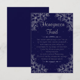 Cartão De Informações Fundo para Casamento de Ornamentados de Prata