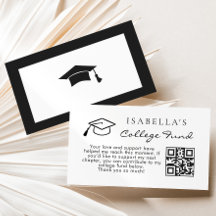 Fundo Universitário Qr Code Formatura Simples