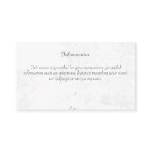 Gabinete de Informações de Casamento (com Floral B