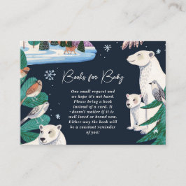 Cartão De Informações Gabinete de Solicitação de Chá de fraldas de Urso