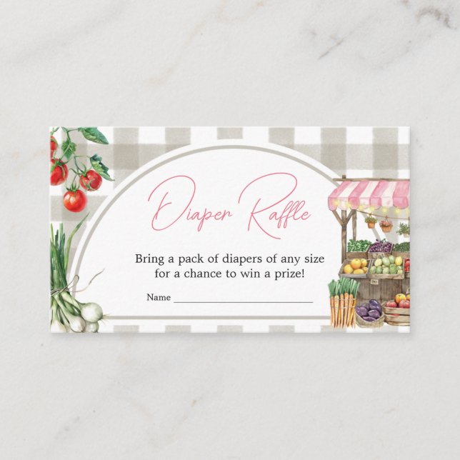 Cartão De Informações Garotas Comercializadoras Localmente Cultivadas Ra (Frente)