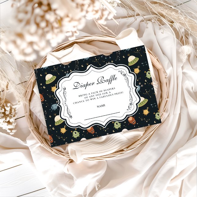 Cartão De Informações Gender Neutral Planet Diapper Raffle (Criador carregado)