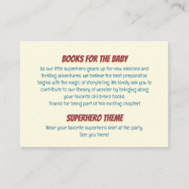 Cartão De Informações Gênero Revela Super Herói Azul Cor-de-rosa Cor-de-