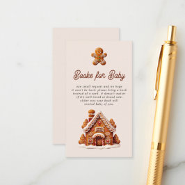 Cartão De Informações Gingercake House Livros de Natal para Bebê