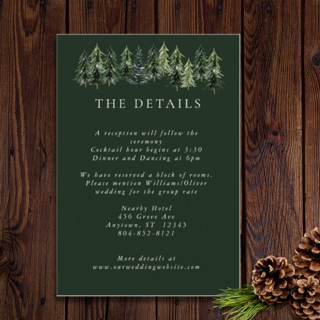 Cartão De Informações Glen White Green - Montanha Verde Verde Verde (Criador carregado)