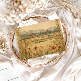 Cartão De Informações Golden Meadow Heirloom Diapper Raffle 