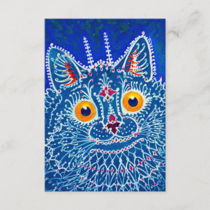 Cartão De Informações Gótico Azul