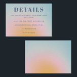 Cartão De Informações Gradiente Azul Claro Retroativo Bat Mitzvah<br><div class="desc">Placa de receptáculo Mitzvah com gradiente azul claro retroativo</div>