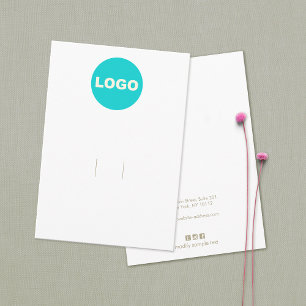 Cartão De Informações Grampo de Arco de Cabelo Adicionar Logotipo