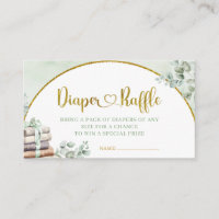 Greenery Sage Storybook Fralda Raffle