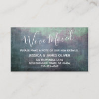 Grunge Verde Azul Roxo "Nós nos Movemos"