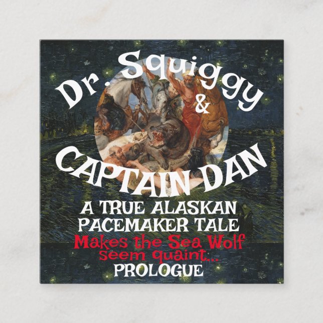 Cartão De Informações Halibut Kampf Prolog do Capitão Dan (Frente)