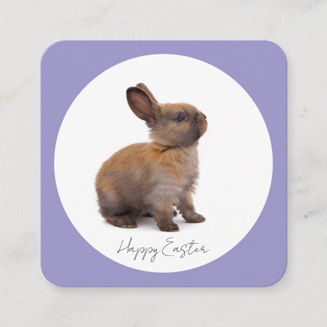 Cartão De Informações Happy Easter (Frente)