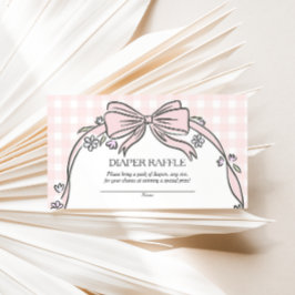 Cartão De Informações Here's the Scoop Pink Ice Cream Sundae Baby Shower