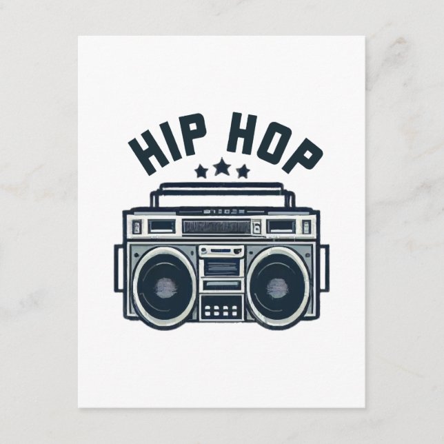 Cartão De Informações Hip hop (Frente)