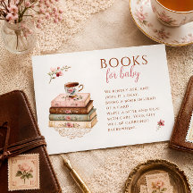 Hora do chá floral vintage xícaras de chá livros p