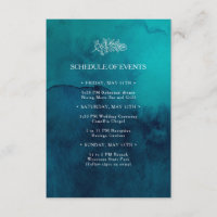 Horário de Casamento de Cores d'Água do Oceano Moo