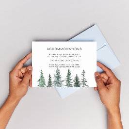 Cartão De Informações Hotel Botânico Lanterna de Árvores de Pinheiro Aco