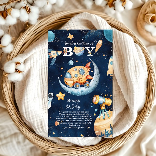 Cartão De Informações Houston Temos Livros Para Bebê (Criador carregado)