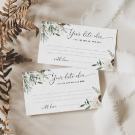 Cartão De Informações Ideias minimalistas da noite do dia verde. Data ja