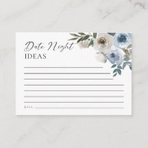 Ideias Noturnas Dusty Blue Wedding Floral