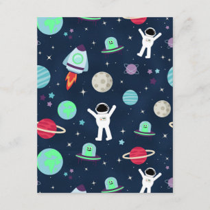 Cartão De Informações ilustração de padrão espacial