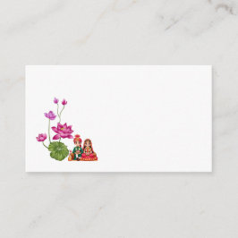 Cartão De Informações Imagem de Lotus, Noiva e noivo