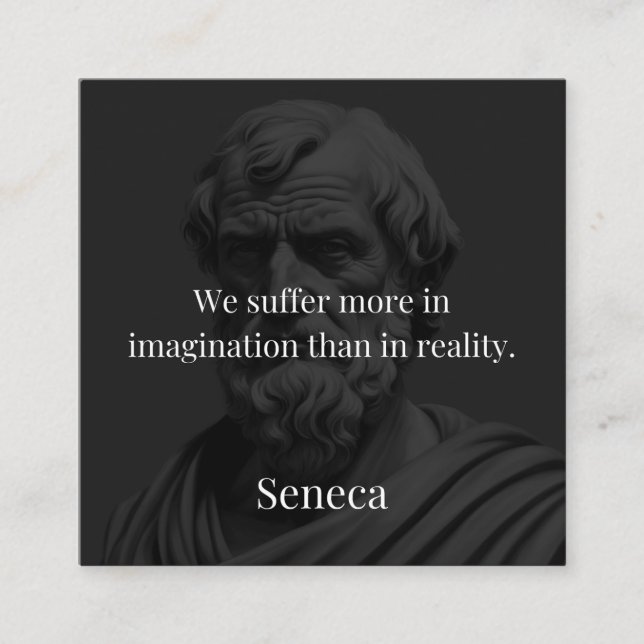 Cartão De Informações Imagination and Suffering: Seneca on Perception (Frente)